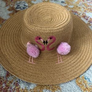 Flamingo Beach Hat | Flamingo Sun Hat | One Size